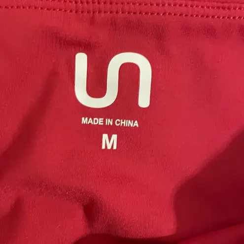 Urban Savage NWT Ruffle Leggings Black Cherry Size Medium