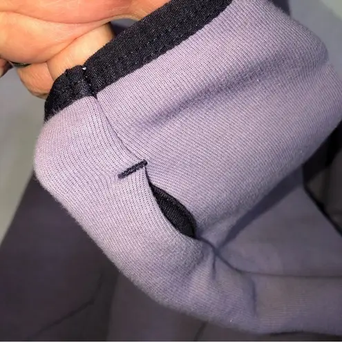 C9 Champion Purple Quarter Zip Funnel Neck Sweatshirt Size Medium Thumbholes