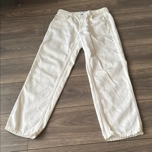 Boyish BY HER white Buttonfly denim jeans size 26 Bailey in Vertigo cut 0295