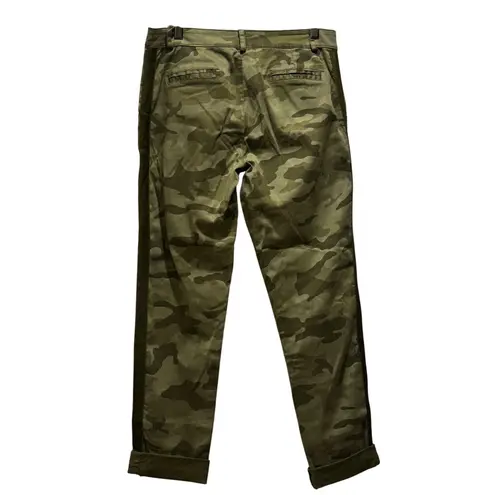 Pookie & Sebastian 1997 Low Rise Camo Cargo Pants Women's Small Cropped Green