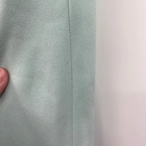 Vintage Daymor Couture Beaded Blazer Lady Jacket Single Button Pastel Mint 16 Green