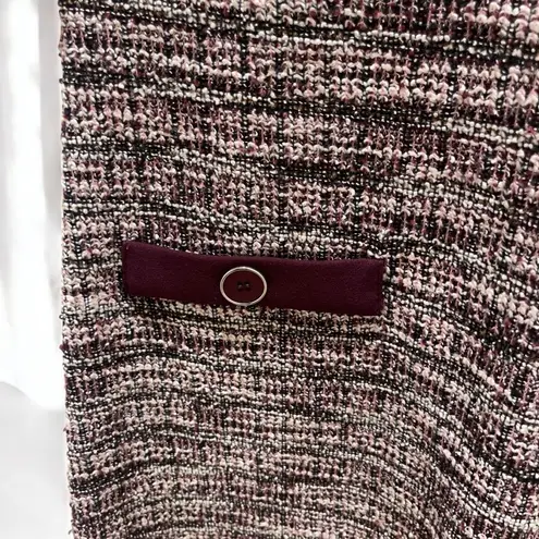 Connected Apparel Stretch Tweed Welt-Pocket-Detail Dress - 4