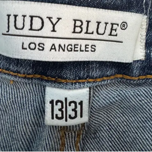Judy Blue Los Angeles Distressed Slim Fit Jeans Medium Wash Size 13/31
