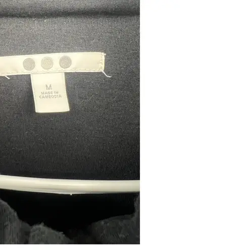 Three Dots | M | Quilted Jacket Soft Shell Full Zip Quilted Cardigan Coat Black