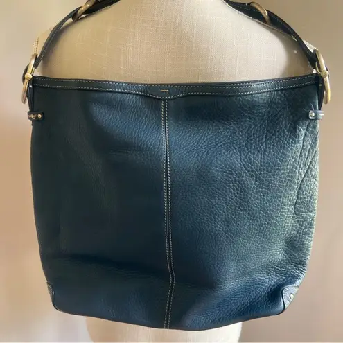 Liz Claiborne  Dark Blue Magnetic Close Shoulder Bag SKU#C24260