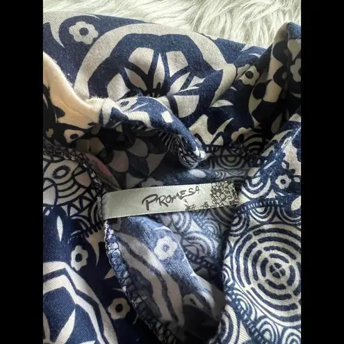 Prómesa Maxi skirt by Promesa navy graphic print