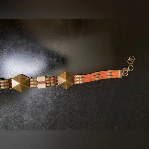 vintage western chunky belt Brown