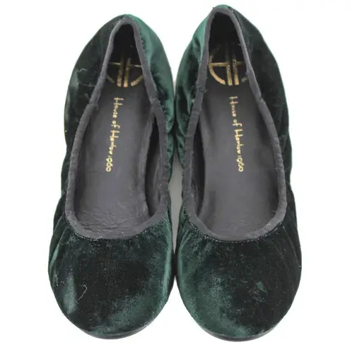 House of Harlow Baron Green Ballet Flats Size 7 M