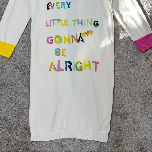 Kerri Rosenthal Women’s Poppy Be Alright Duster Cardigan Sweater in Cream L Size L