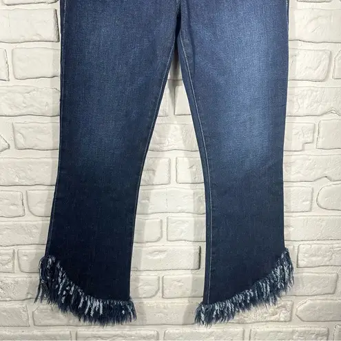 frame denim NEW Frame Le Crop Mini Boot Mid-Rise Jeans in Bayberry Size 27