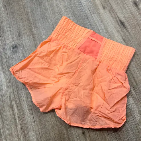 Kimberly C Bright Orange Workout Shorts Size M