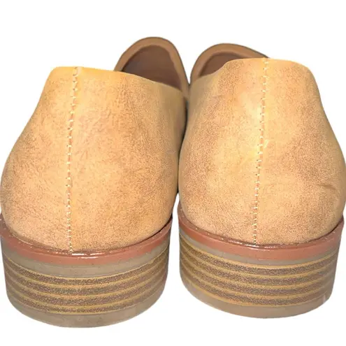 Indigo rd. Tan brushed suede flats