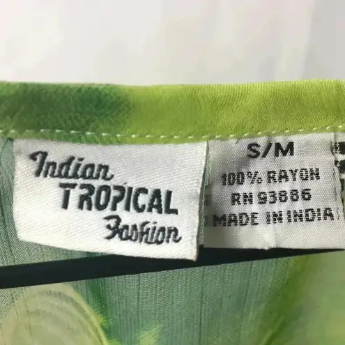 INDIAN TROPICAL WO SZ SM/ MED SWIMSUIT COVER UP