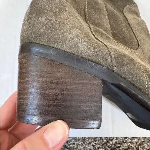 BCBGeneration BCBG Generation Green Suede Leather Knee High Boots Womens 8 Fall Classic Heeled thumbnail 11