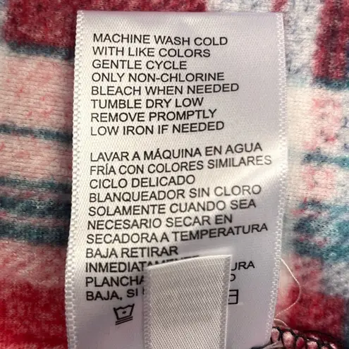 Nautica  Plaid Long Sleeve PJ Top – Red & Blue thumbnail 12