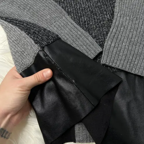 LAFAYETTE 148 Knit Sweater Womens Size Small Wool Cashmere Angora Blend Winter Gray