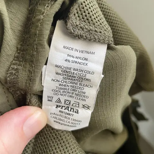 prAna Olive Green Jasmine Knicker Size 10