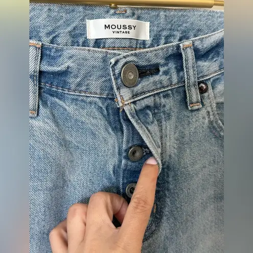 Moussy Blue Skinny Jeans Vintage Wash Size 27