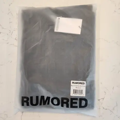 Rumored Beyond the Sea Mini Dress Size S Black