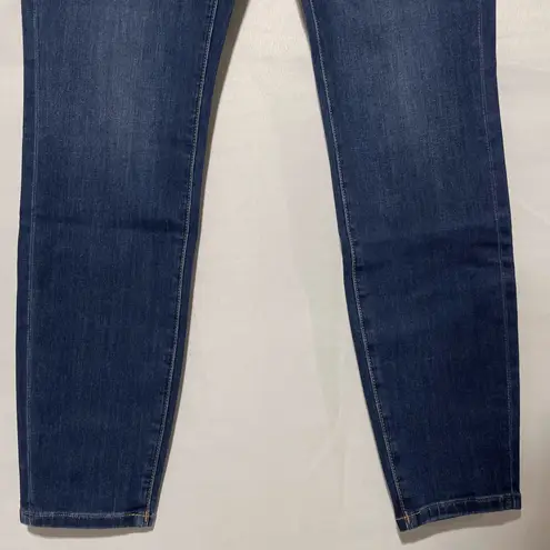 New Warp + Weft High Rise Skinny Jeans Indigo Stretch Denim Size 12 / Size 31 Blue