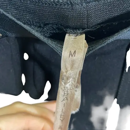 Bailey 44 Womens Black Pants Moto Legging With Zipper Pockets Size M