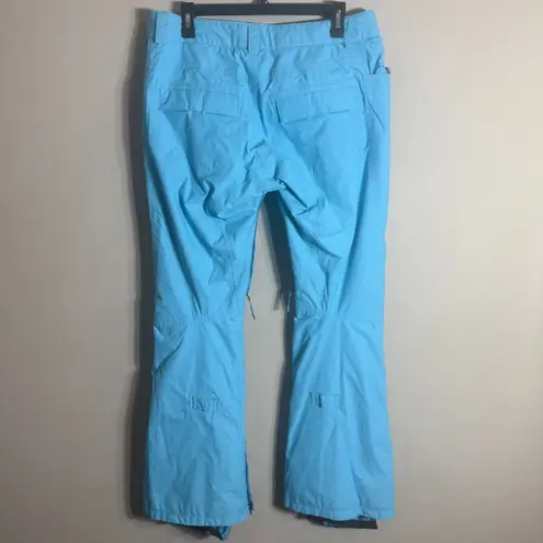 Burton DryRide Snowboard Ski Snow Pant Womens Medium Blue Outdoor Pockets Active