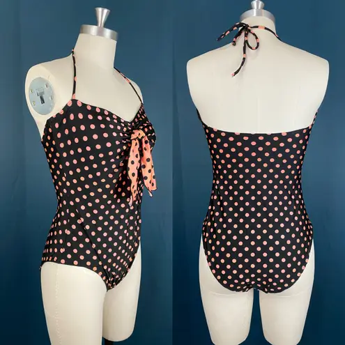 Pierre Cardin Vintage 80s Polka Dot One Piece Swimsuit