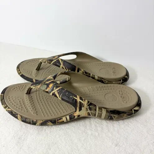 Crocs ‎ Sport MODI Realtree Camo Flip-Flop  
Thong Sandals Men's 7 /Women's 9