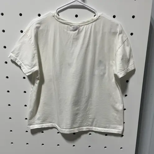 Stradivarius X Peanuts Snoopy White Tee Size L