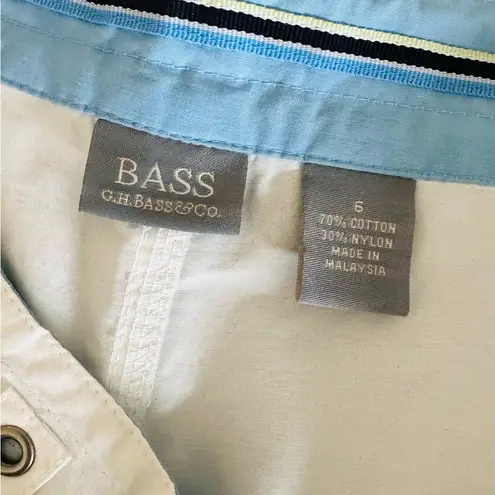 G.H. Bass & Co. White Flare Pants