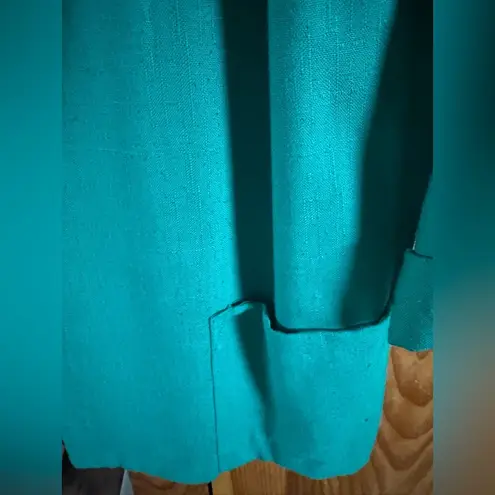 Vintage 80s Joanna Green Cropped Blazer with Short Sleeves