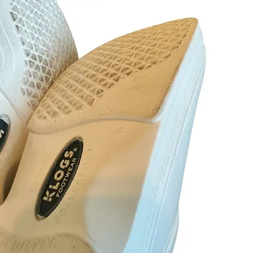 Klogs Footwear Springfield White Tru Comfort Insole Nursing Kitchen Size 10