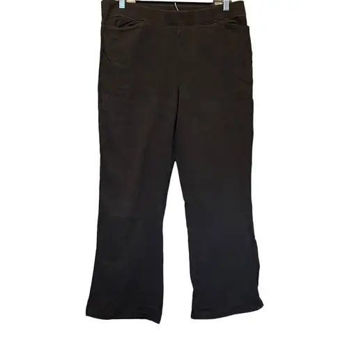 White Stag wide leg leggings size large brown