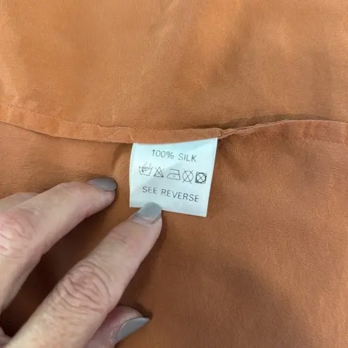 Fragile Women's Terracotta/Rust Button Down Shirt by