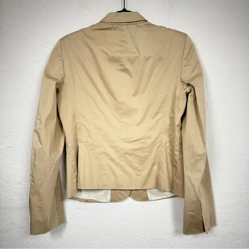 Rene Lezard Cream Skirt Suit Two Piece Set Women’s 4 Work Career Office Blazer