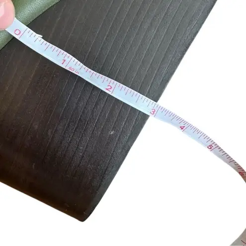 Marni Green Leather Crisscross Wedges Platform With Buckle Sandal Size 39