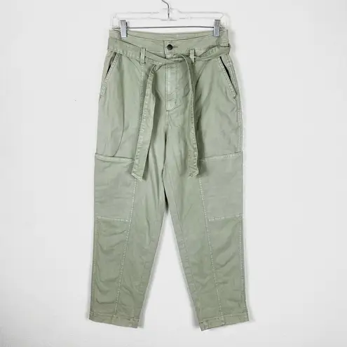 Universal Threads Universal Thread Pale Sage Green Belted Utility Cargo Pants