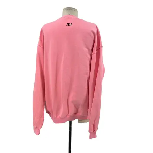 The Mayfair Group Emotions Are Valid Graphic Sweatshirt Pink One Size Petite