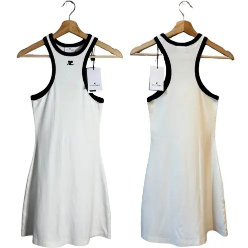 Courreges Paris Embroidered Cotton