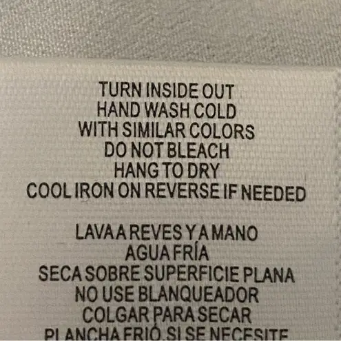 WAYF “Blue Ditsy” floral, sleeveless, lightweight peplum crop top. Small. EUC