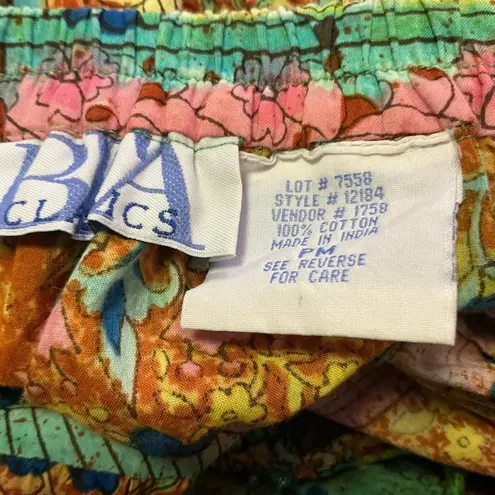 Vtg 90s colorful boho hippie chic maxi skirt Size undefined