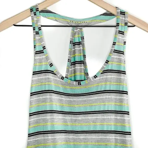 Trina Turk  Reaction Athletic Striped Tank Top