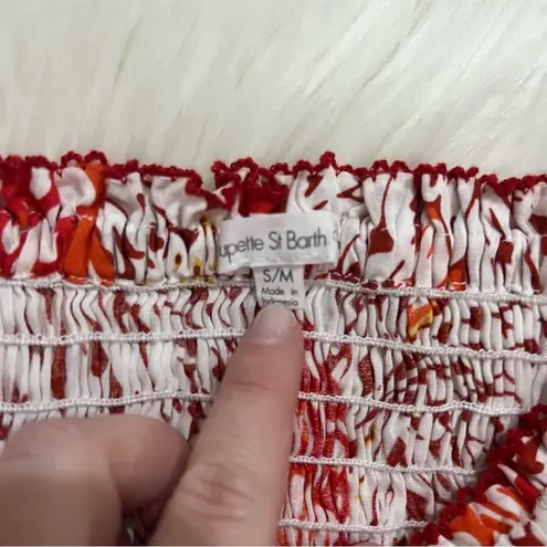 Poupette St. Barth Ariel Off-The-Shoulder Floral Top