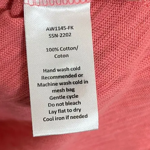 ATM Anthrony Thomas Melillo Slub Jersey Schoolboy Short Sleeve Crew Neck Tee S Red