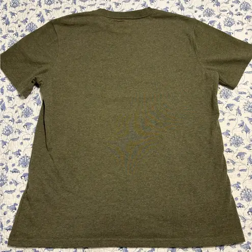 Carhartt  Loose Fit Dark Olive Short Sleeve Tee Womens Size Large (12-14)