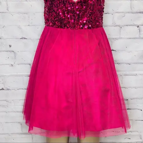 Hailey Logan  by Adrianna Papell Juniors Sequin Bodice Tulle Skirt Dress