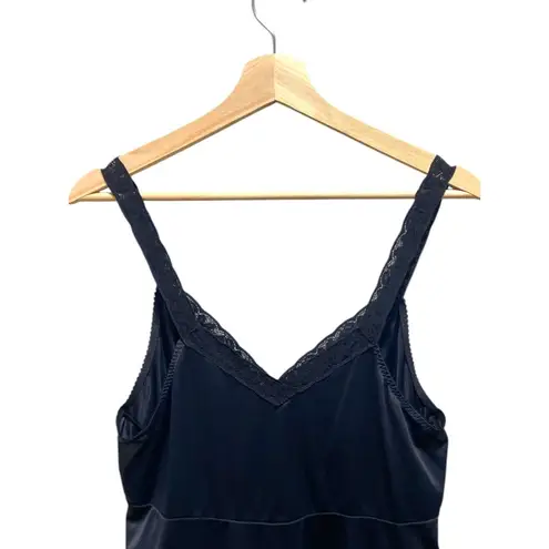 Vintage Shadowline Slip Dress Black Size 40(L) Whimsygoth Fairy Glam Grunge Boho Size L