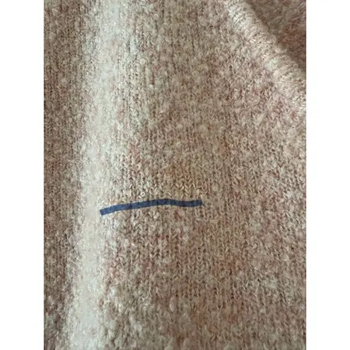 Line Light Pink Wool Cashmere Blend Boxy V Neck Oversized Sweater Size Medium