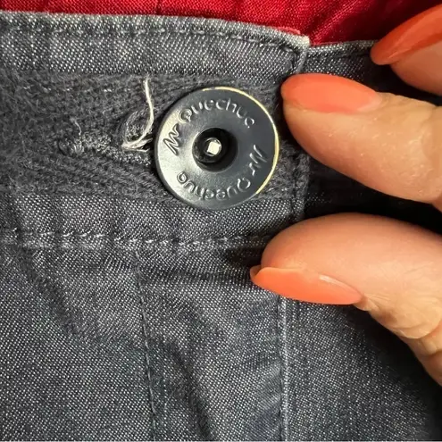 Quechua Decathlon Activewear Denim Cuffed Denim Shorts Blue Size M