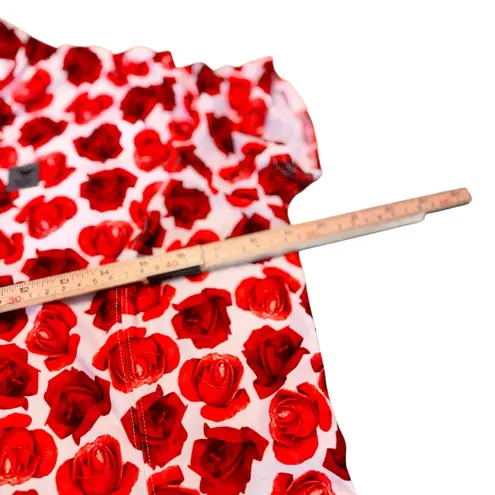 Koulius Zaard Rose Cycling Jersey Women’s M (?) Rare Vintage Floral Bike Top GUC Red Size M